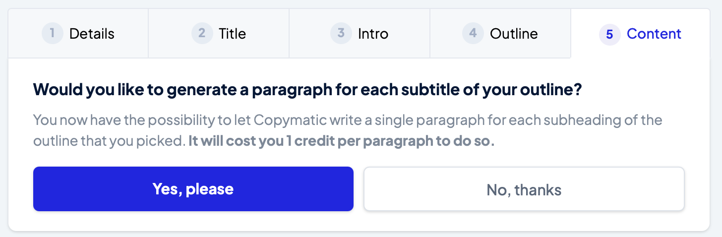 Article Paragraphs